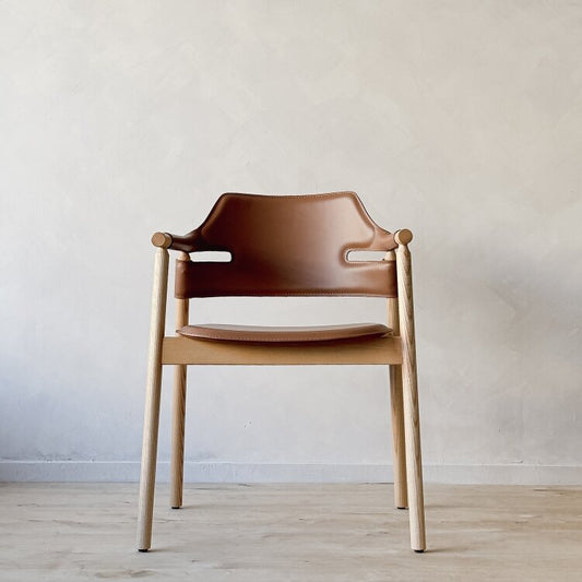 כסא אוכל סלינה ידיות עץ - ייבוא איטליה