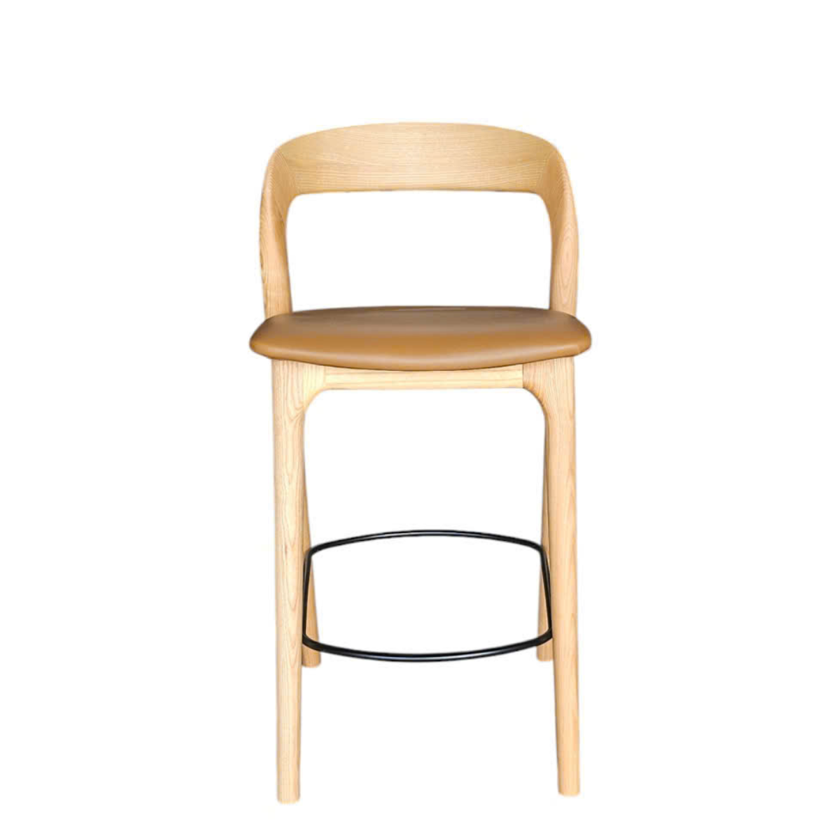 כסא בר עץ ג'ורדון