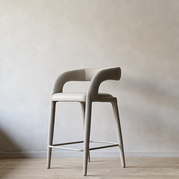 כסא בר מרופד מונרו