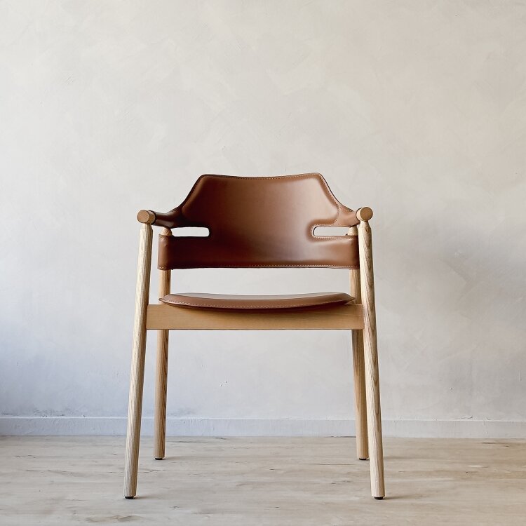 כסא אוכל סלינה ידיות עץ - ייבוא איטליה