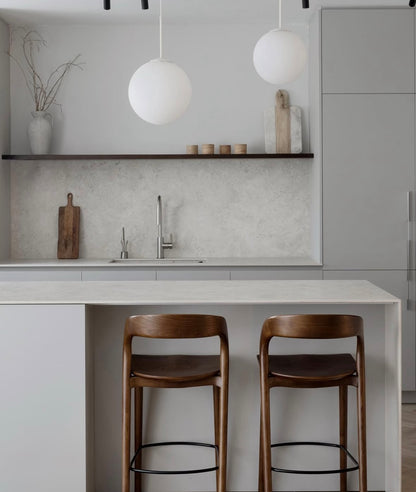 כסא בר עץ ג'ורדון טבעי