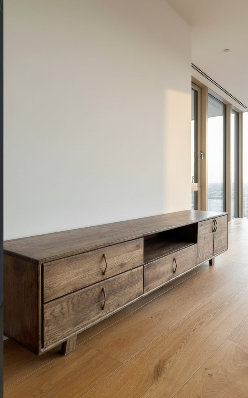 מזנון אקסלוסיבי וינטג׳ מעץ מלא