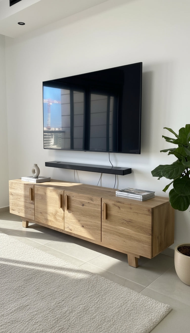 מזנון אקסלוסיבי מעץ מלא טבעי