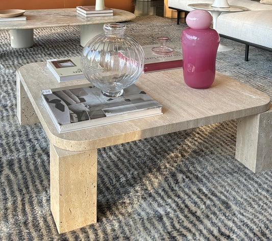 שולחן סלון טרוונטין טבעי ליה