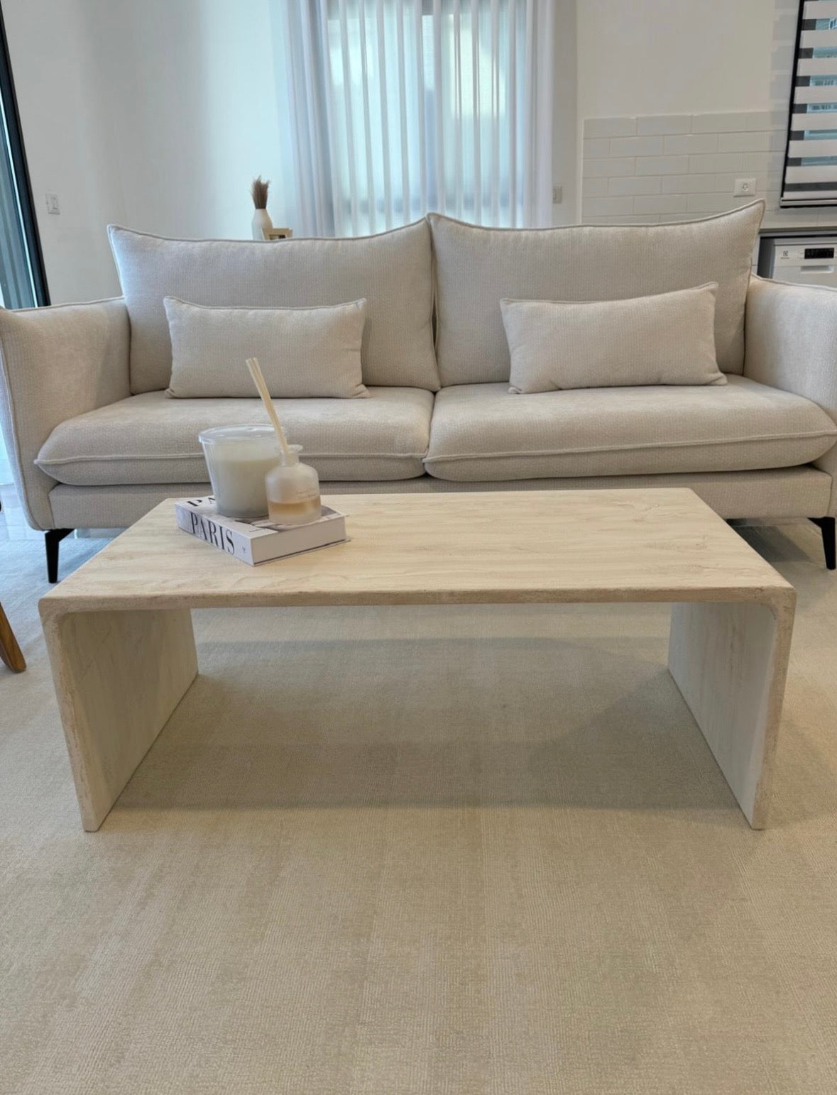 שולחן oneline דמוי טרוונטין