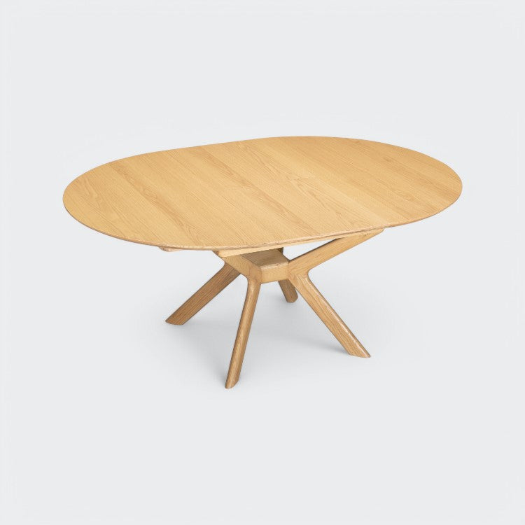 שולחן אוכל עגול עלמה