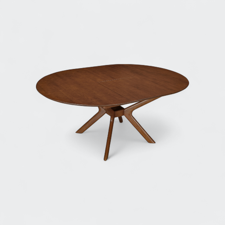 שולחן אוכל עגול עלמה