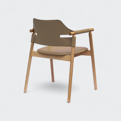 כסא אוכל סלינה ידיות עץ - ייבוא איטליה