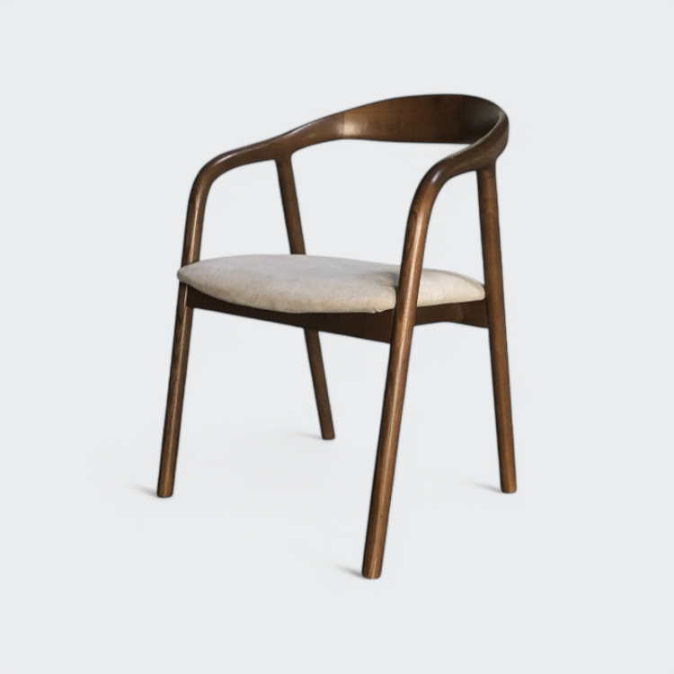 כסא אוכל ג׳ורדן פשתן