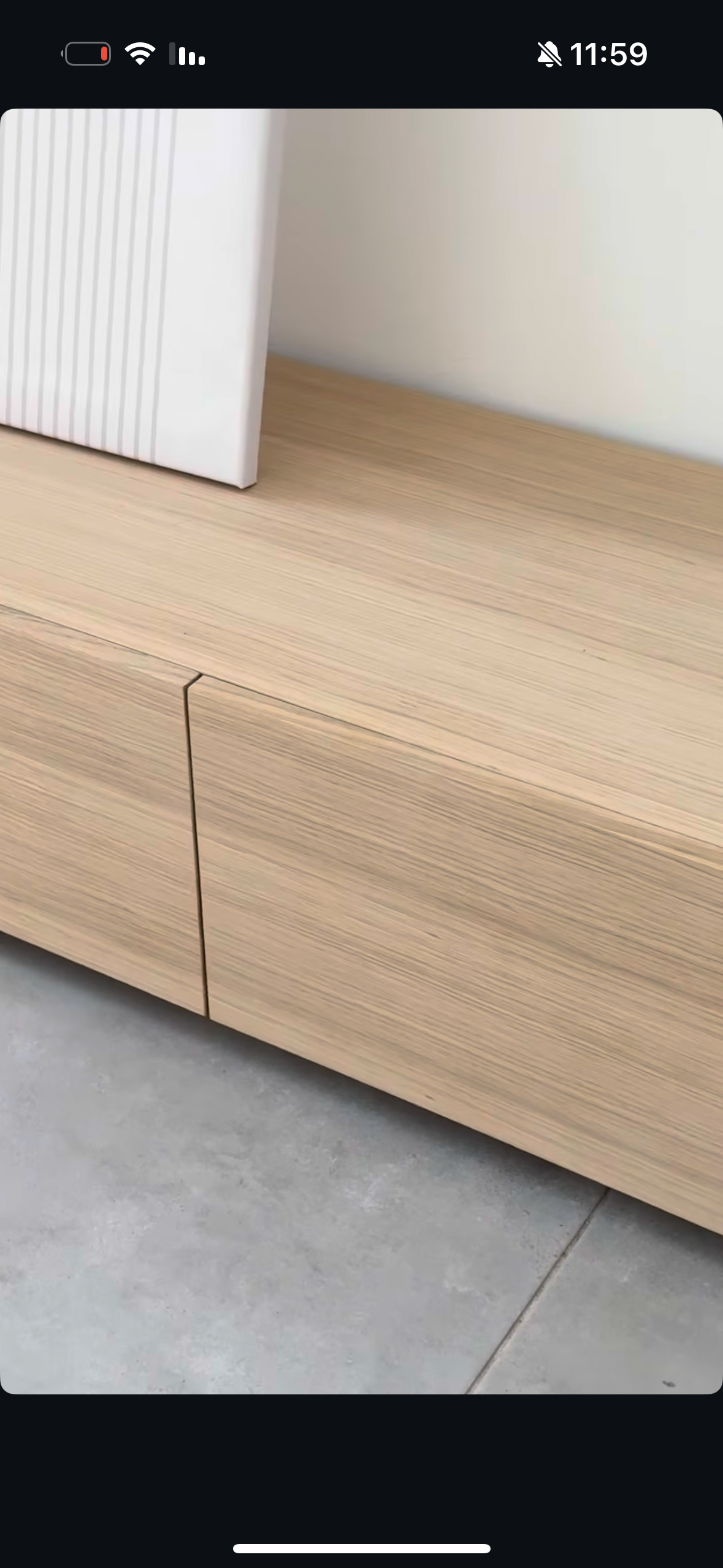 מזנון א-סימטרי עץ