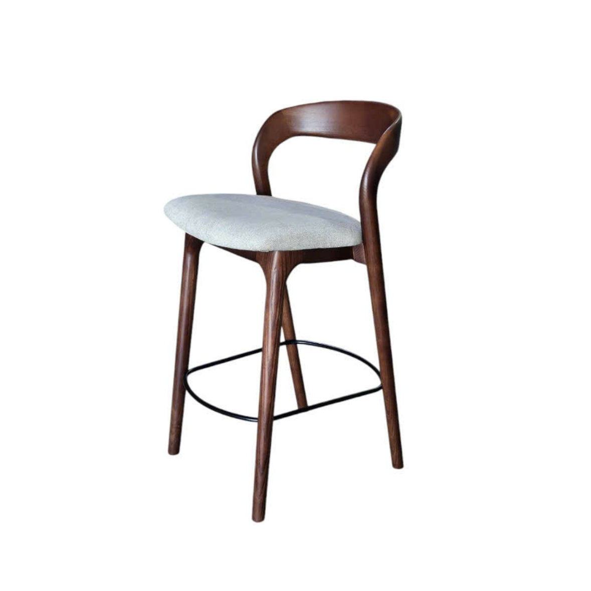 כסא בר עץ ג'ורדון