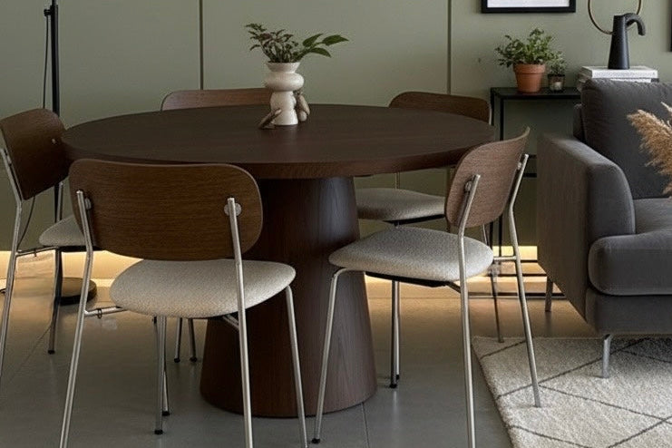 שולחן קונוס עץ