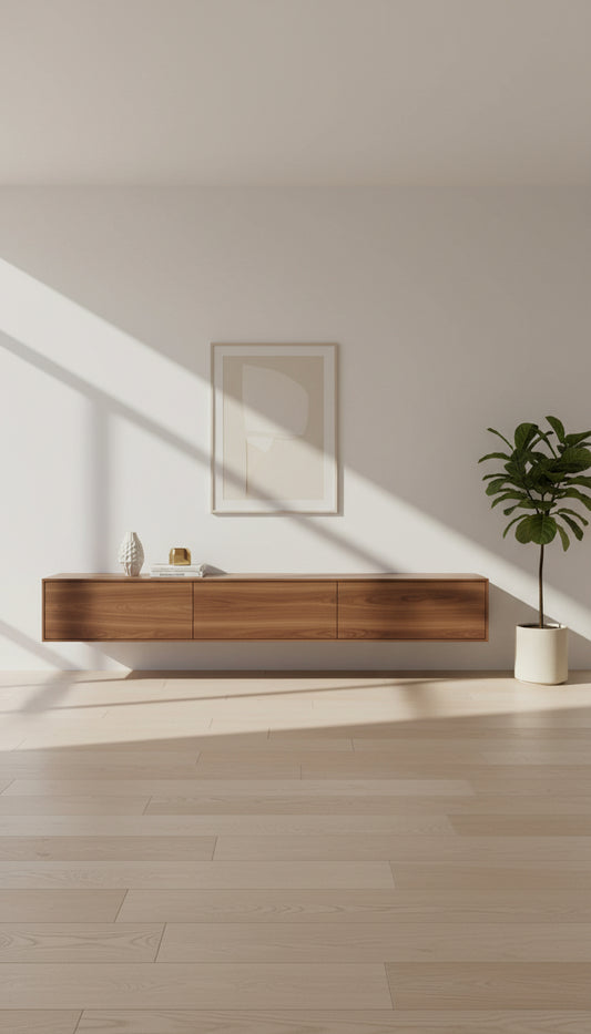 מזנון עץ אגוז