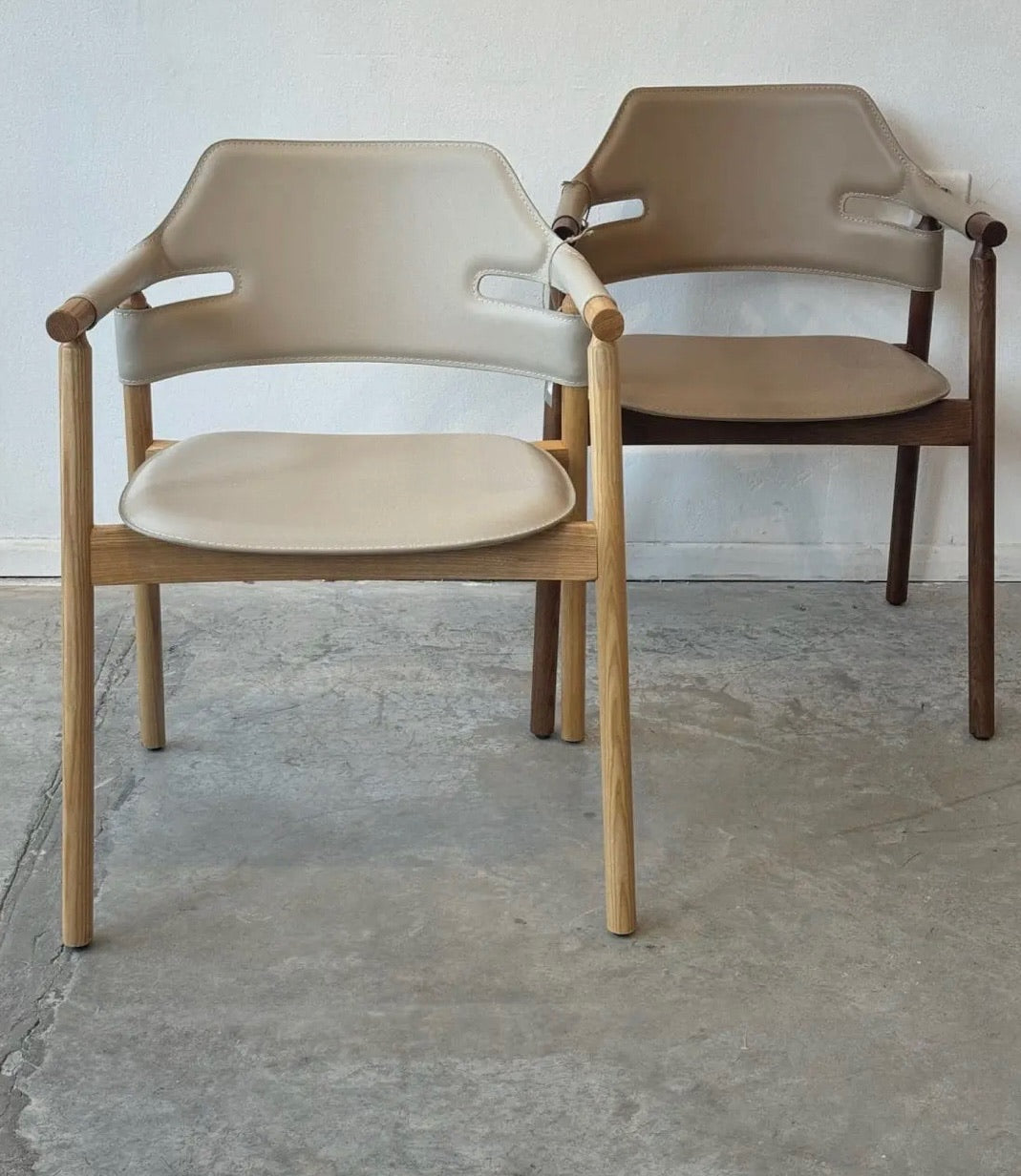 כסא אוכל סלינה ידיות עץ - ייבוא איטליה